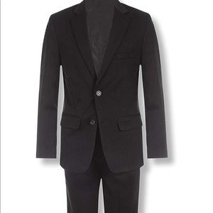 Calvin Klein - Boys Size 16 - Stretch Performance Black Suit Jacket & Pants Set